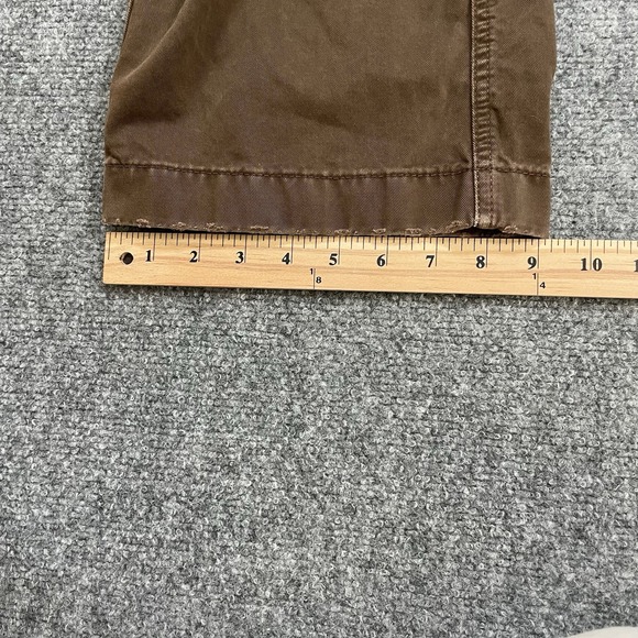 Vintage Abercrombie Cargo Pants Mens 30x32 (fits 30x29) Brown Baggy Y2K Skater - Picture 9 of 12